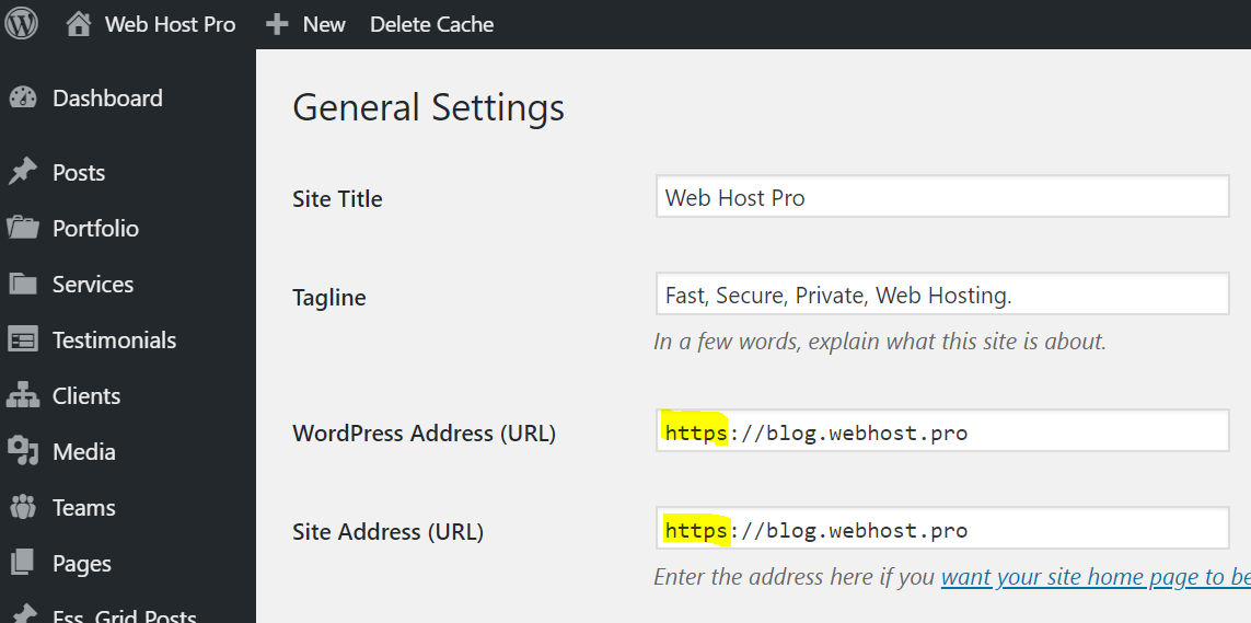 Add SSL to WordPress
